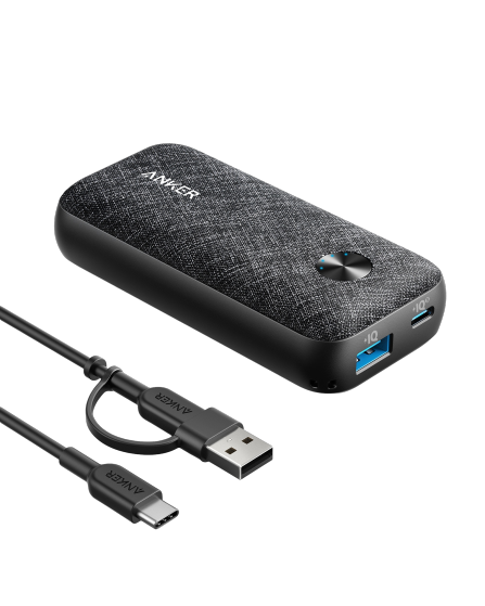 Anker PowerCore Metro 10000 PD (25W PPS) -Black Fabric