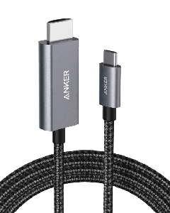 [A8730H11] Anker USB-C to HDMI 4K Nylon Cable (1.8m/6ft) -Black