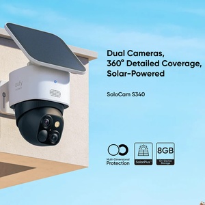 [T81703W1] Eufy 3K Dual Cameras Pan and Tilt SoloCam S340 -Black+White